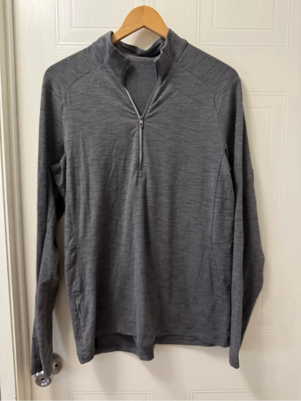 lululemon athletica Men's Charcoal Half-Zip Pullover